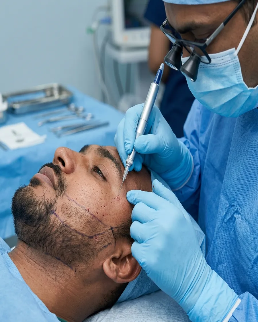 FUE beard transplant procedure in Pune | Ariix Clinic