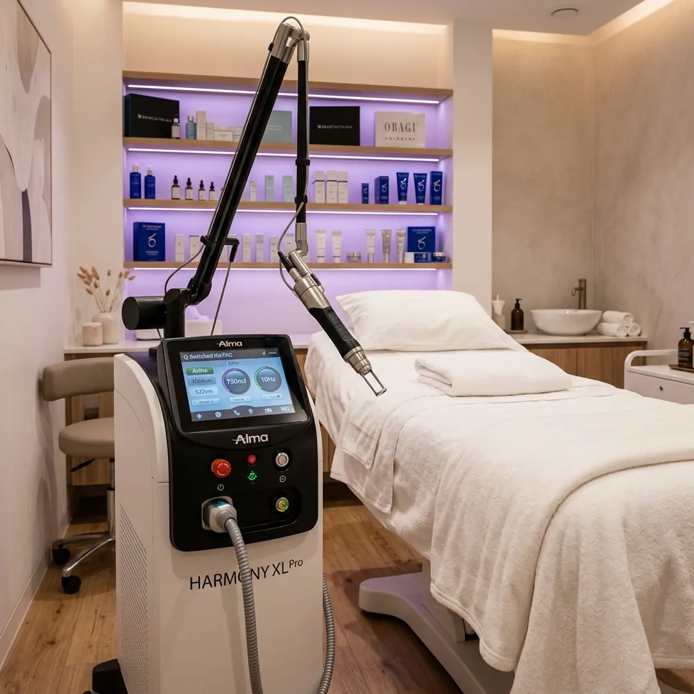 Carbon laser peel session at Ariix Clinic